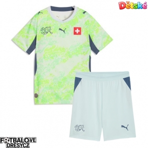 Švýcarsko Dětské Venkovní dres komplet MS 2026 Krátký Rukáv (+ trenýrky)